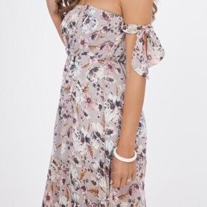 Floral off the Shoulder Maxi